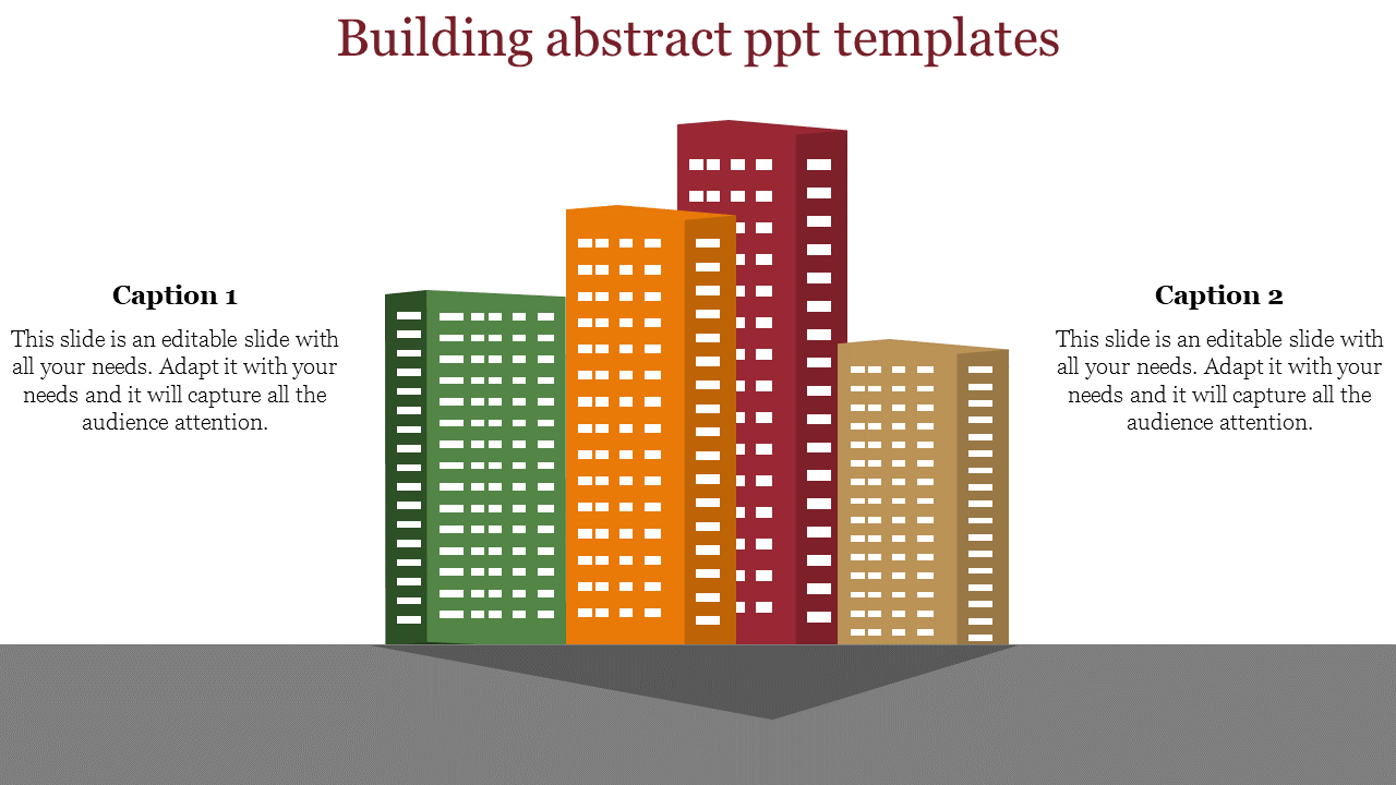 abstract ppt templates-Building abstract ppt templates